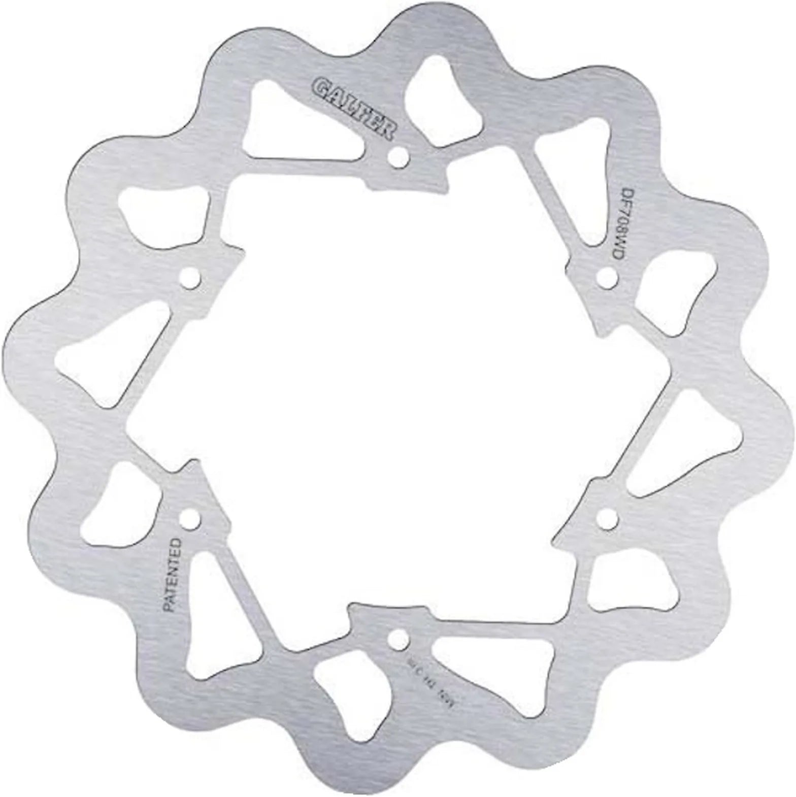 Disque De Frein Avant Fixe Wave - Galfer Compatible Avec Derbi Senda Sm 50 Drd (2002-2004)