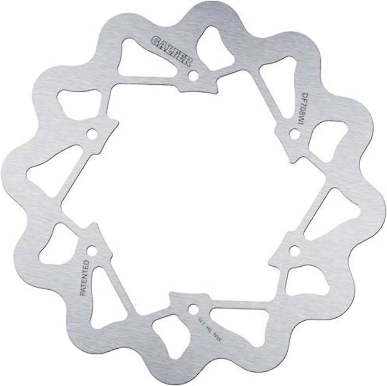 Disque De Frein Avant Fixe Wave - Galfer Compatible Avec Derbi Senda Sm 50 Drd (2005)