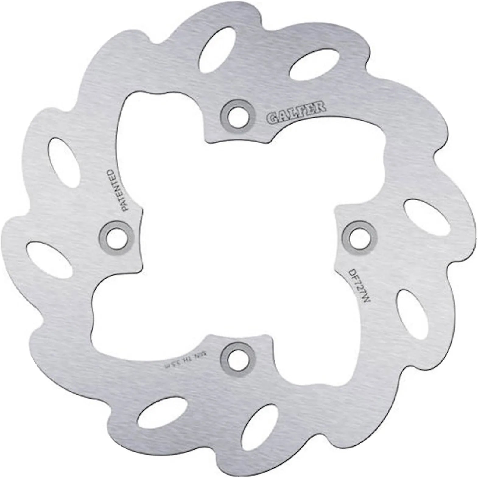Disque De Frein Arrière Droit Fixe Wave - Galfer Compatible Avec Bombardier Outlander 800 (2006)