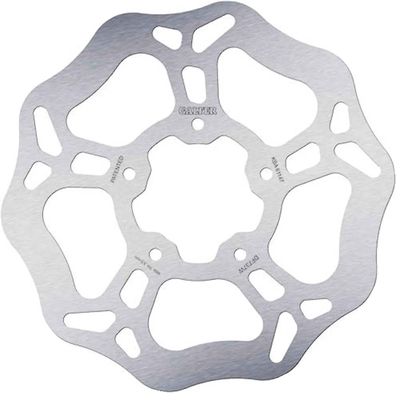 Disque De Frein Avant Fixe Wave - Galfer Compatible Avec Derbi Boulervard 200 (2005)