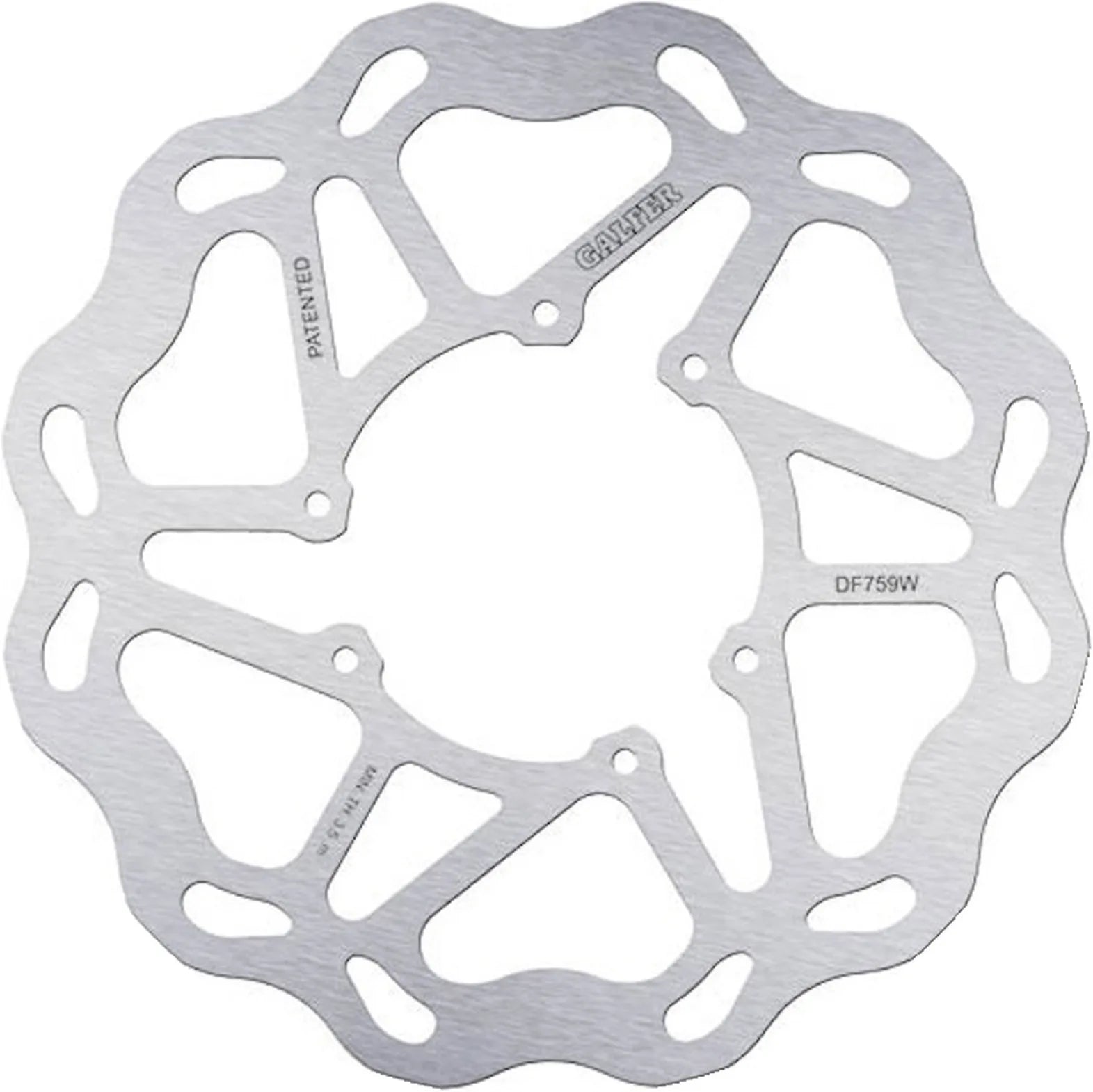 Disque De Frein Avant Fixe Wave - Galfer Compatible Avec Derbi Senda Sm 50 Drd Evo (2009)