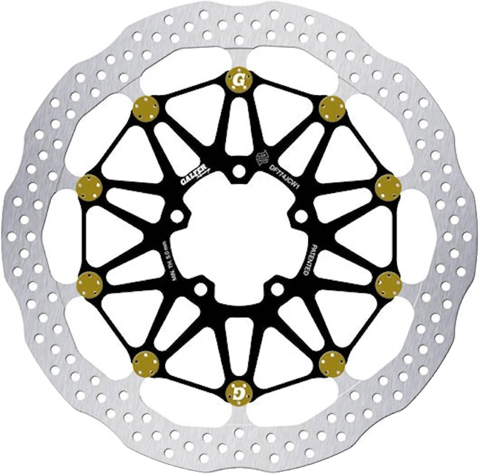 Disque De Frein Avant Floatech Racing Wave - Galfer Compatible Avec Ducati 1098 S 1100 (2007-2008)