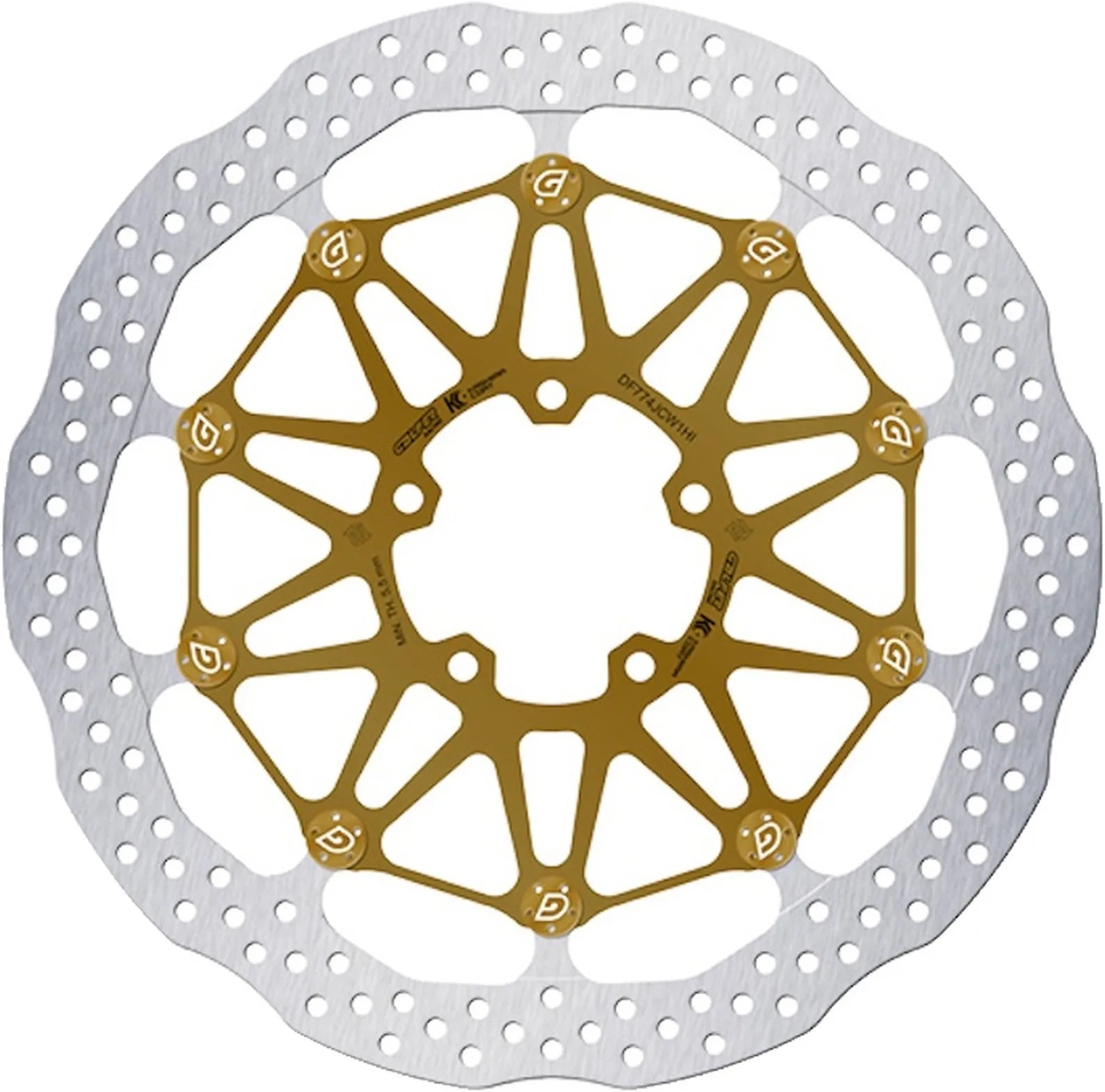Disque De Frein Avant Floatech Racing Wave - Galfer Compatible Avec Ducati 1199 Panigale Superleggera (2014)