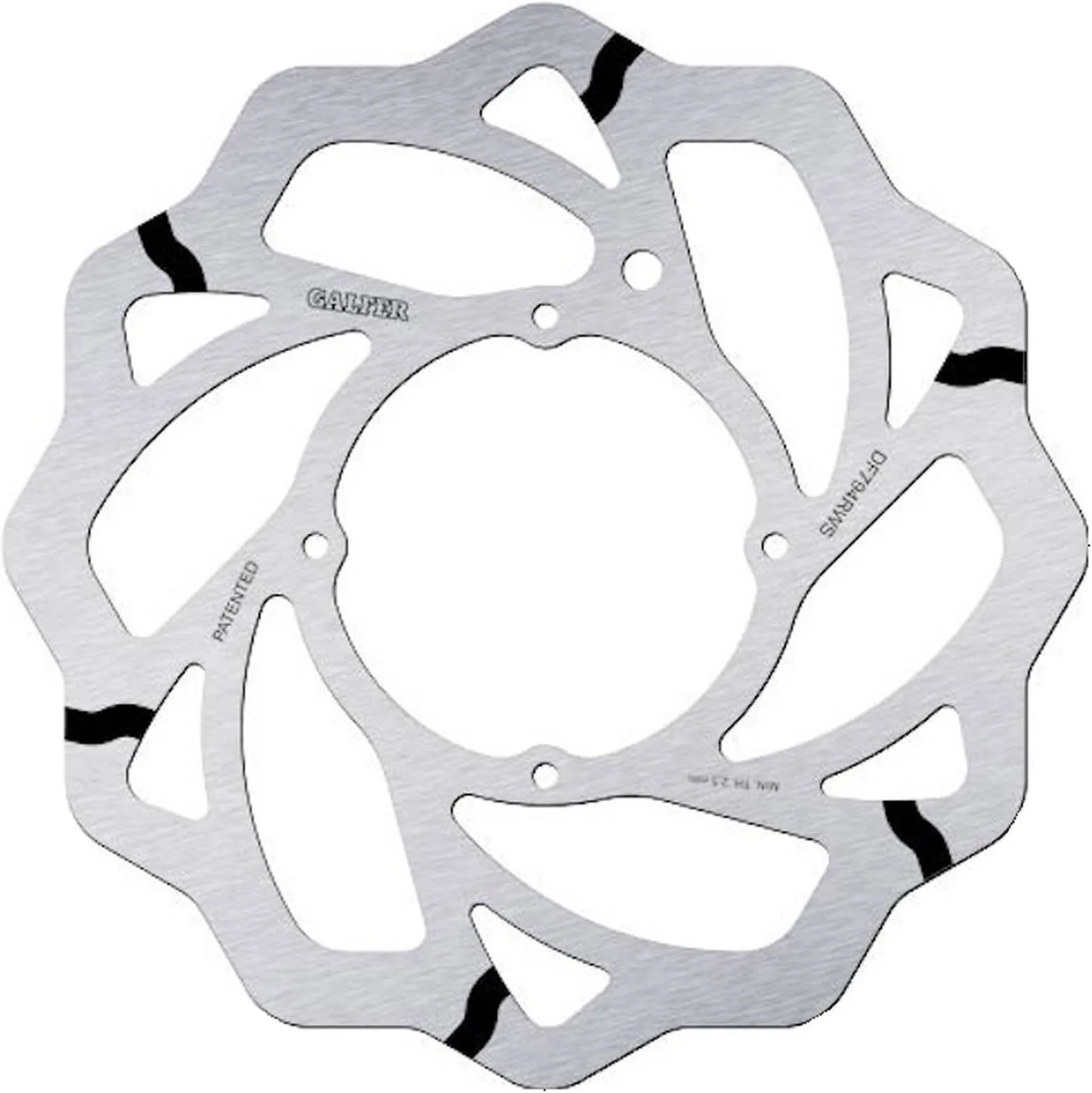 Disque De Frein Avant Fixe Surdimensionné Grooved Wave - Galfer Compatible Avec Gasgas Mc 85 19-16 (2021-2023)