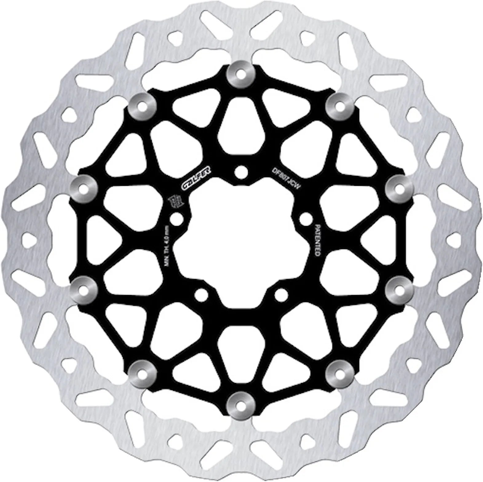 Disque De Frein Avant Floatech Wave - Galfer Compatible Avec Ducati Diavel X 1260 Dark (2021-2023)