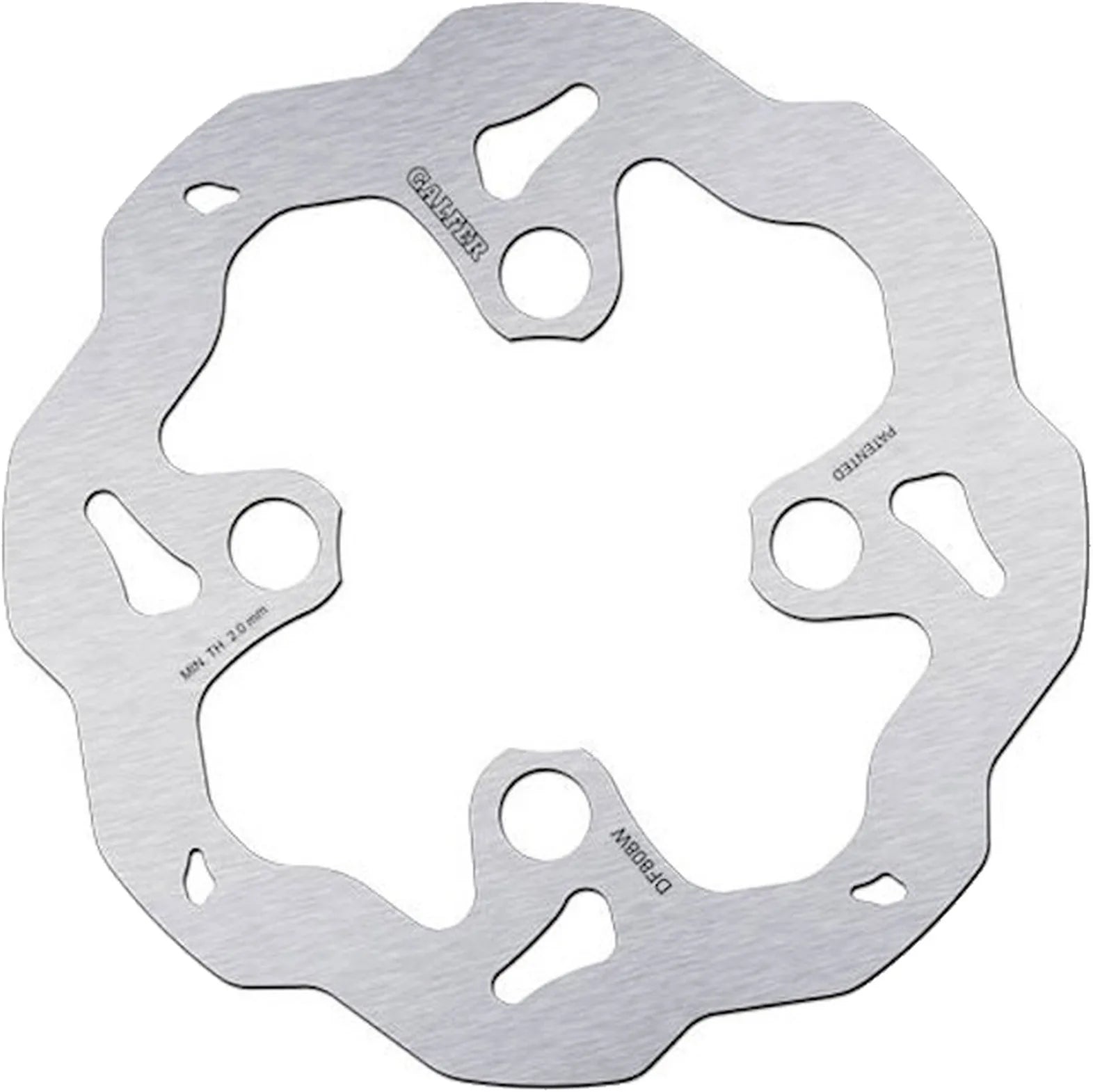 Front Fixed Wave Brake Disc - Galfer Compatible With Jotagas Jtg 300 Jt (2012-2013)