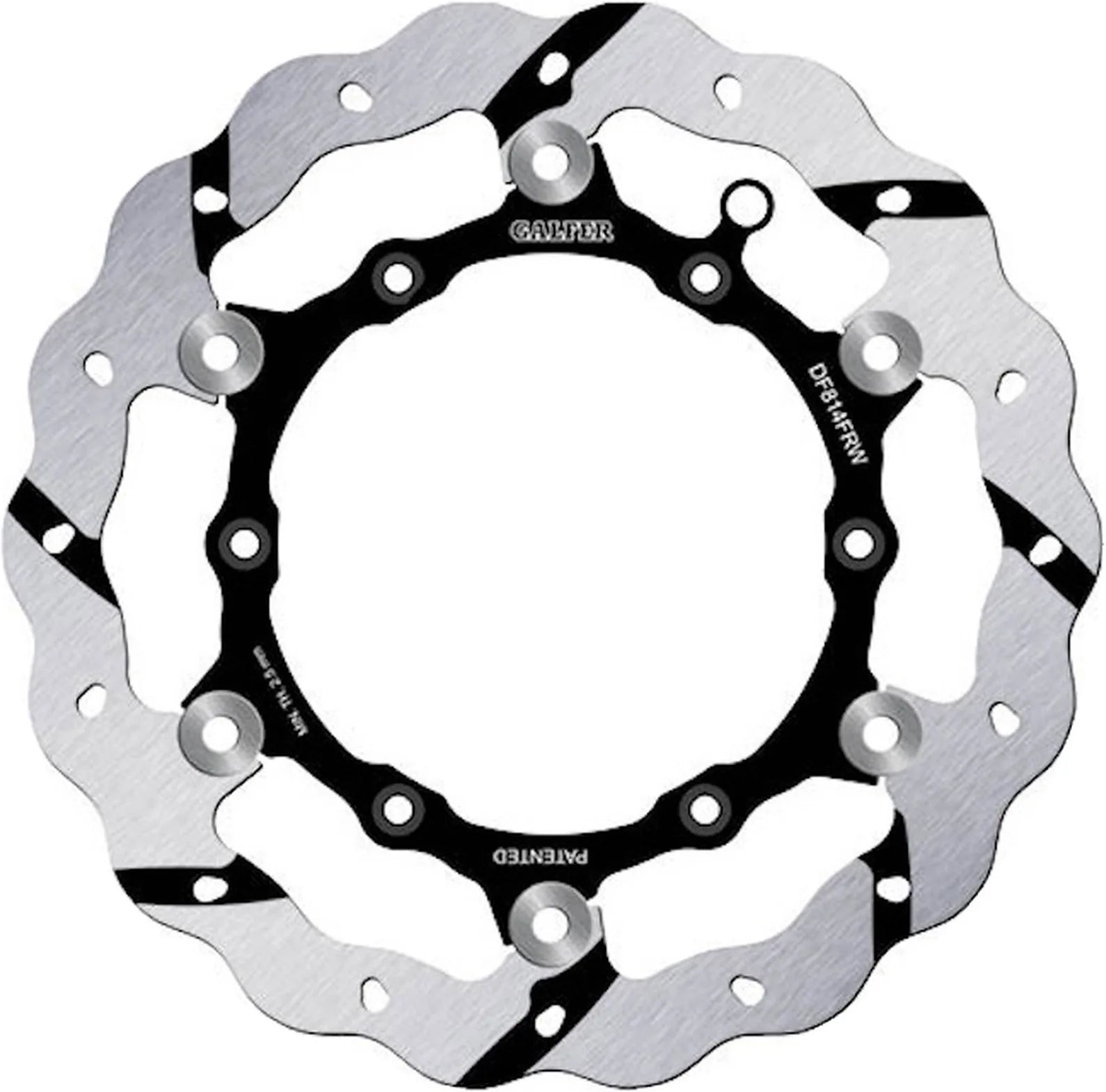 Disque De Frein Avant Flottant Grooved Wave - Galfer Compatible Avec Beta 480 Rr 4T (2015)