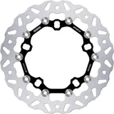 Disque De Frein Avant Flottant Wave - Galfer Compatible Avec Harley-Davidson Flhtkl Ultra Low 1687 (2015-2016)