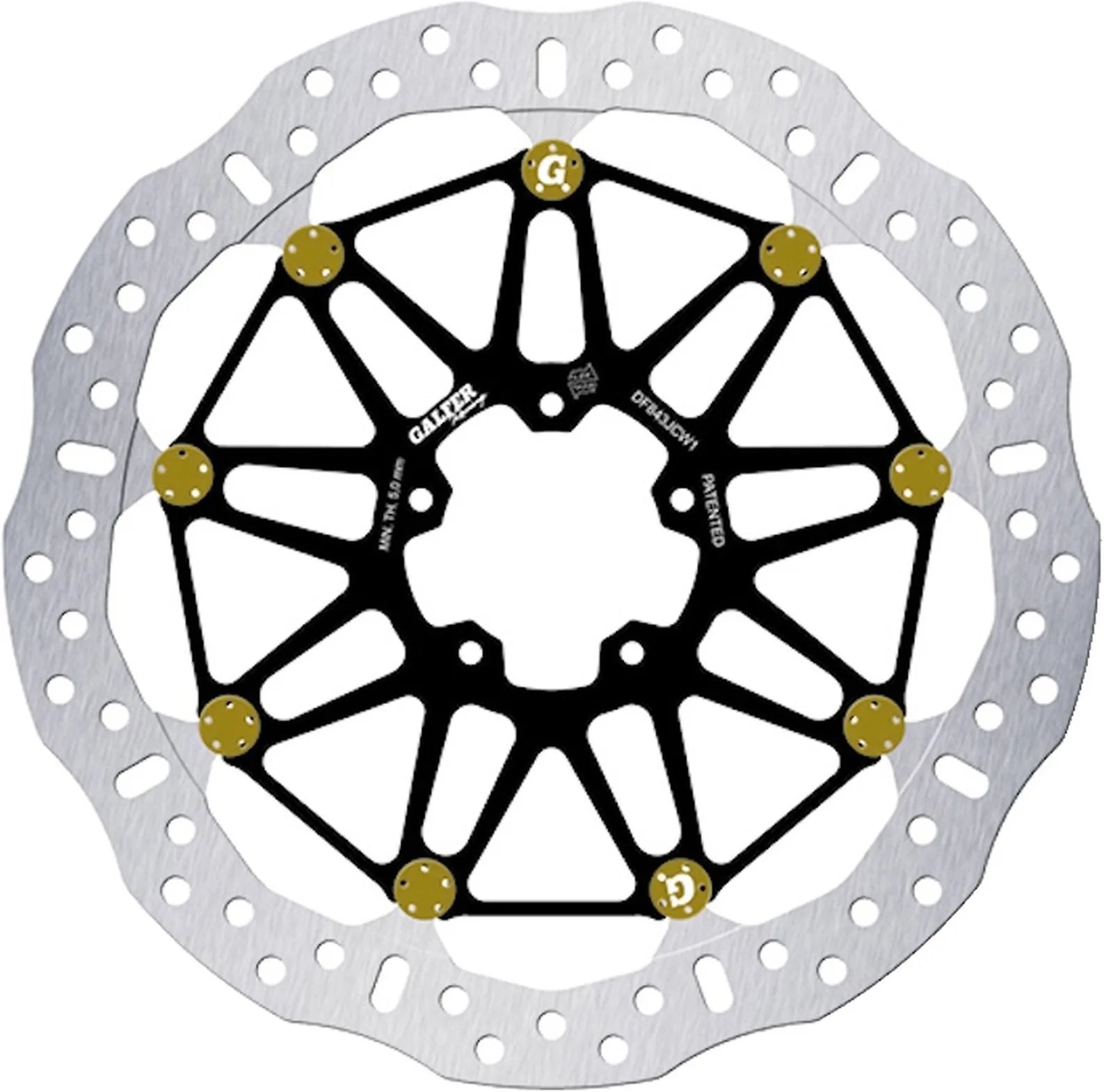 Disque De Frein Avant Floatech Racing Wave - Galfer Compatible Avec Cfmoto Nk 800 Advanced (2023)