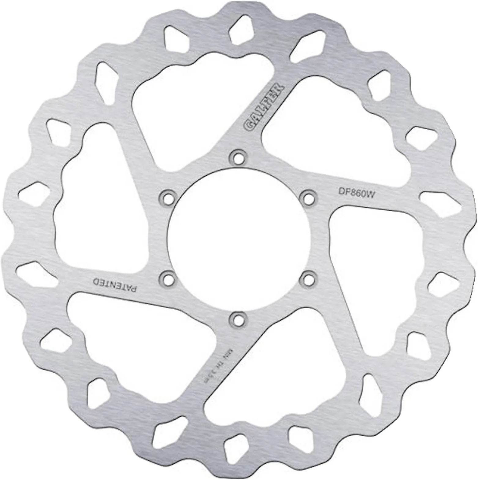 Front Fixed Wave Brake Disc - Galfer Compatible With Motorhispania Rx 125 R (2008)