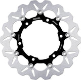 Front Floating Wave Brake Disc - Galfer Compatible With Triumph Thruxton 865 Efi (2008)