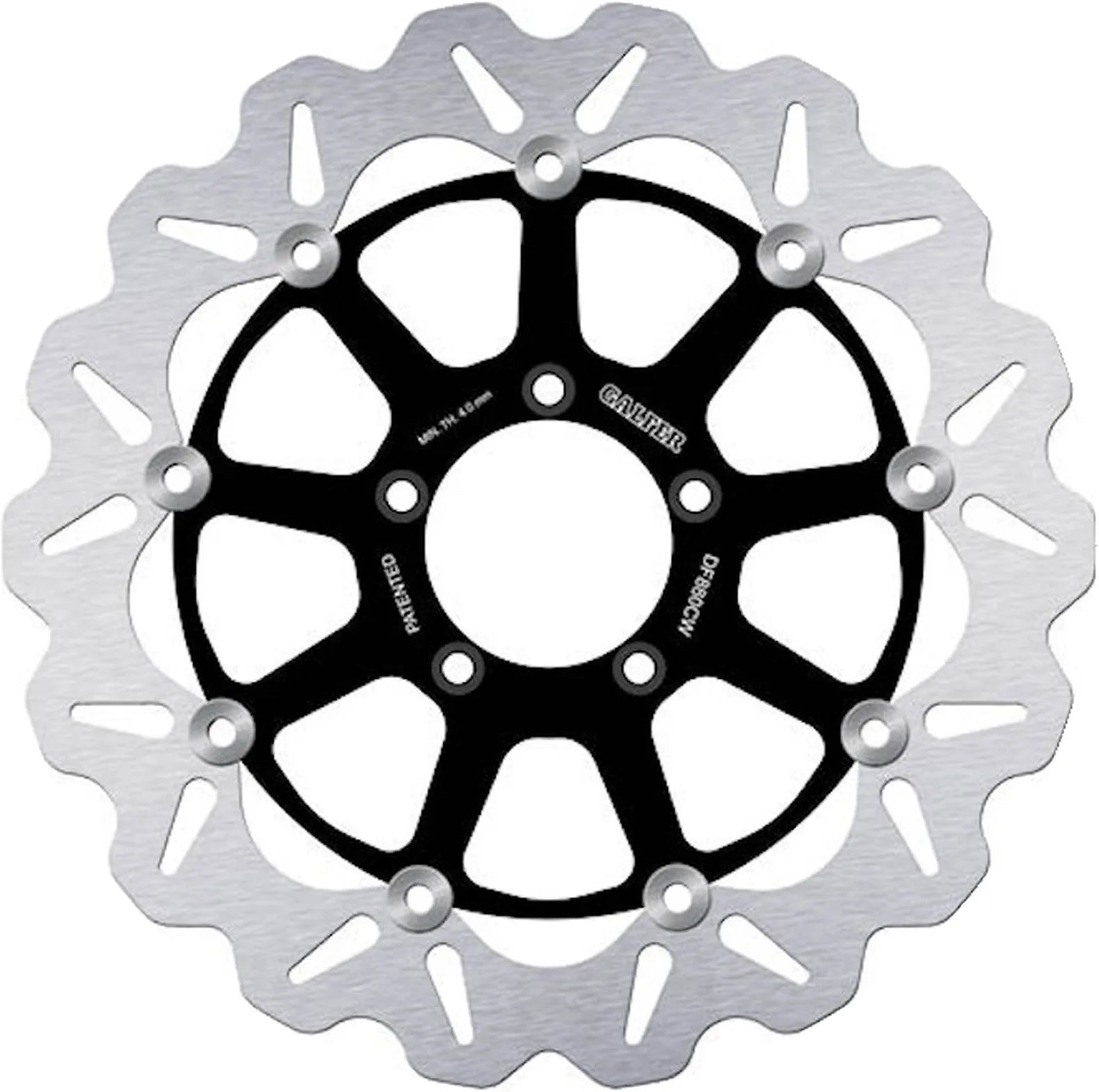 Disque De Frein Avant Flottant Wave - Galfer Compatible Avec Ducati 848 Streetfighter (2013-2015)