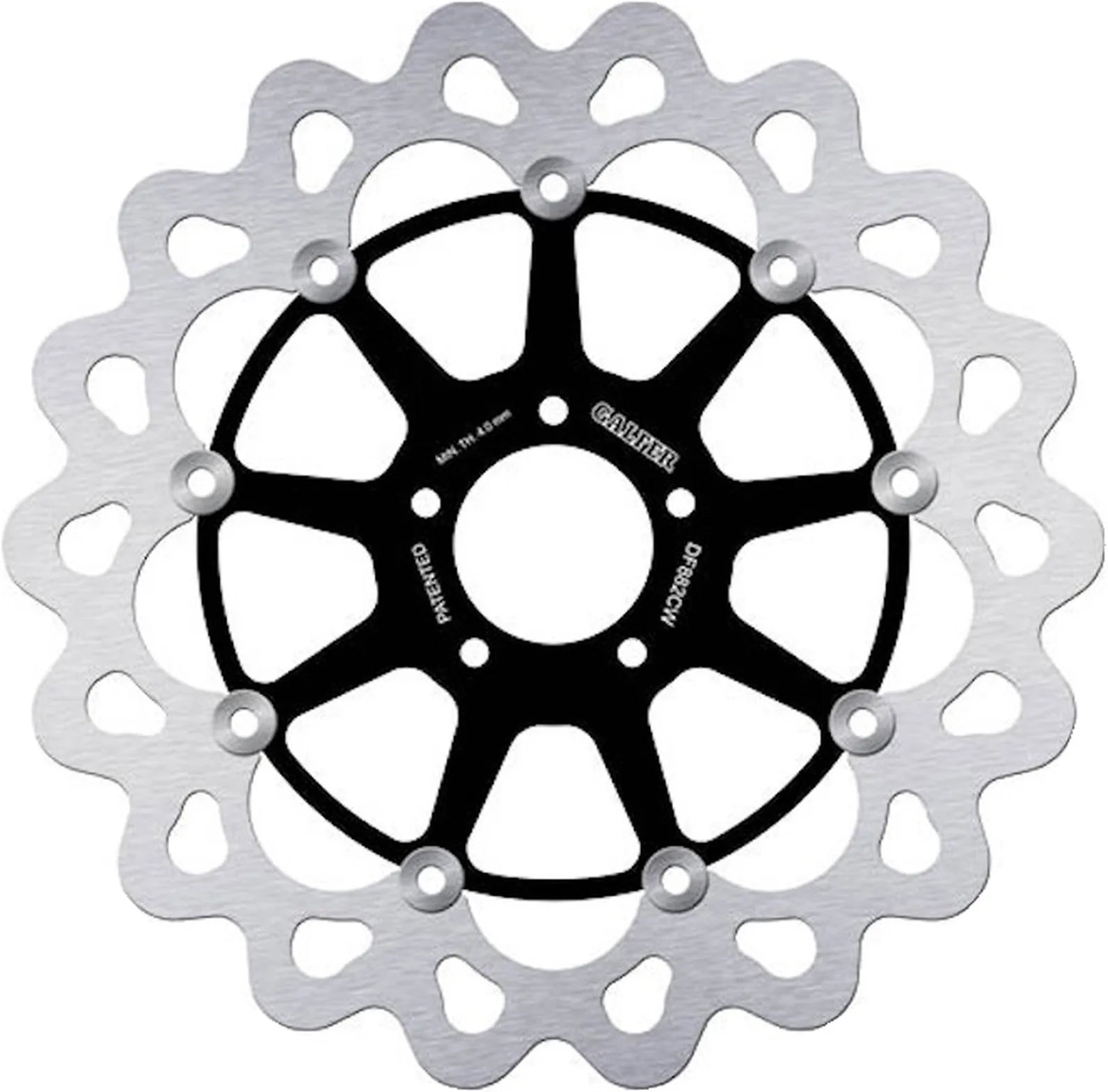 Disque De Frein Avant Flottant Wave - Galfer Compatible Avec Buell M2 Cyclone 1200