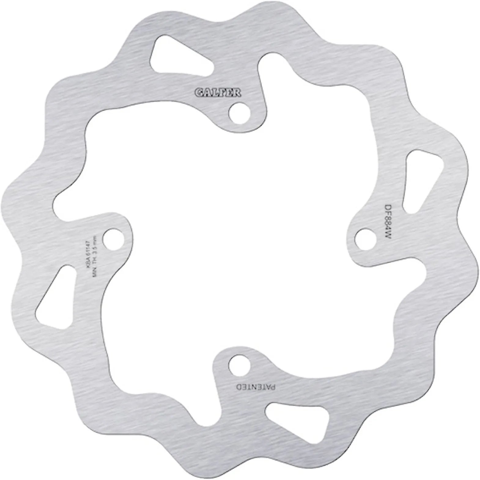 Disque De Frein Arrière Fixe Wave - Galfer Compatible Avec Buell S3 Thunderbolt 1200