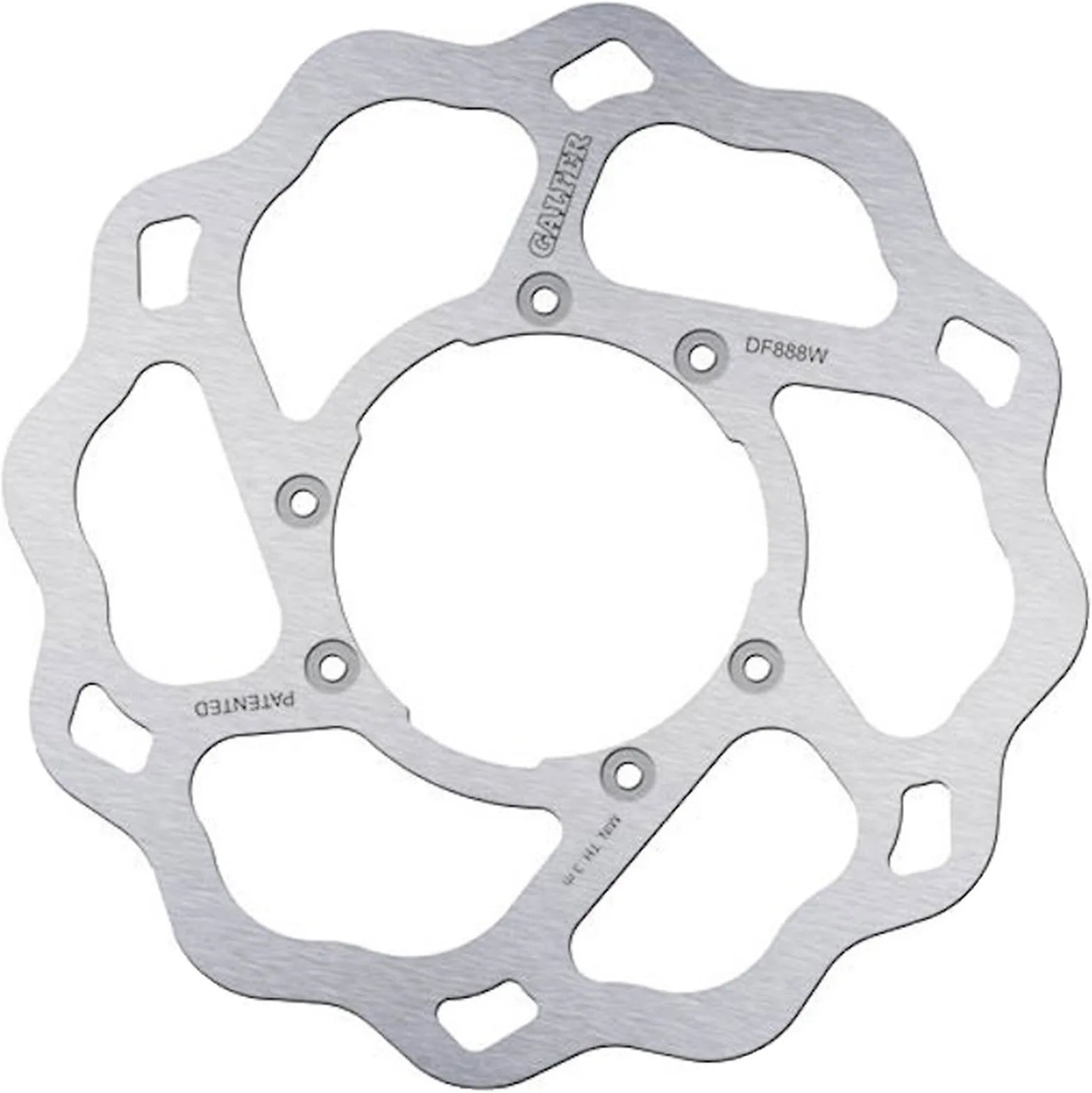 Front Fixed Wave Brake Disc - Galfer Compatible With Motorhispania Mh 10 Pro 125 Lc (2012)