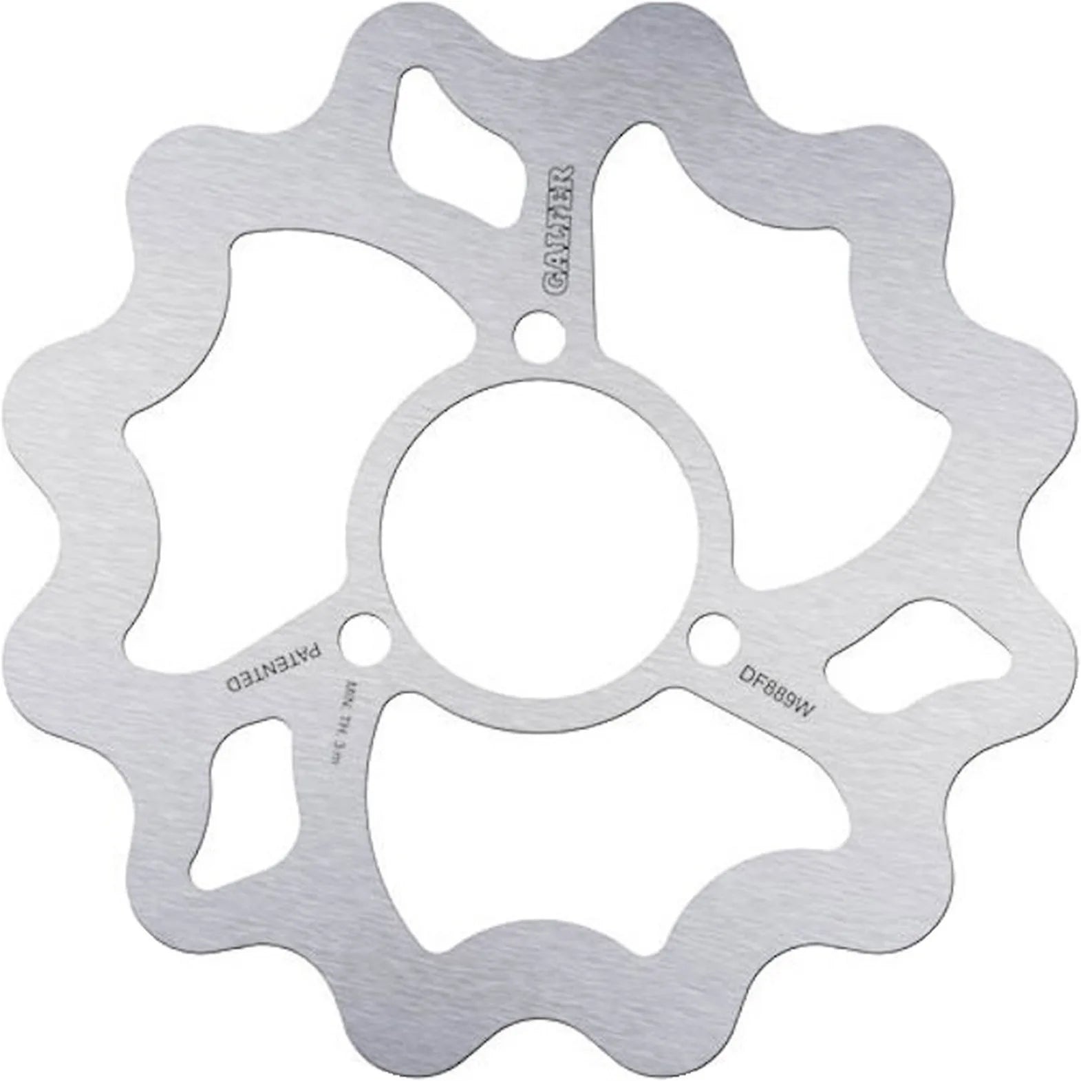 Disque De Frein Arrière Fixe Wave - Galfer Compatible Avec Hm Derapage 50 (2009)