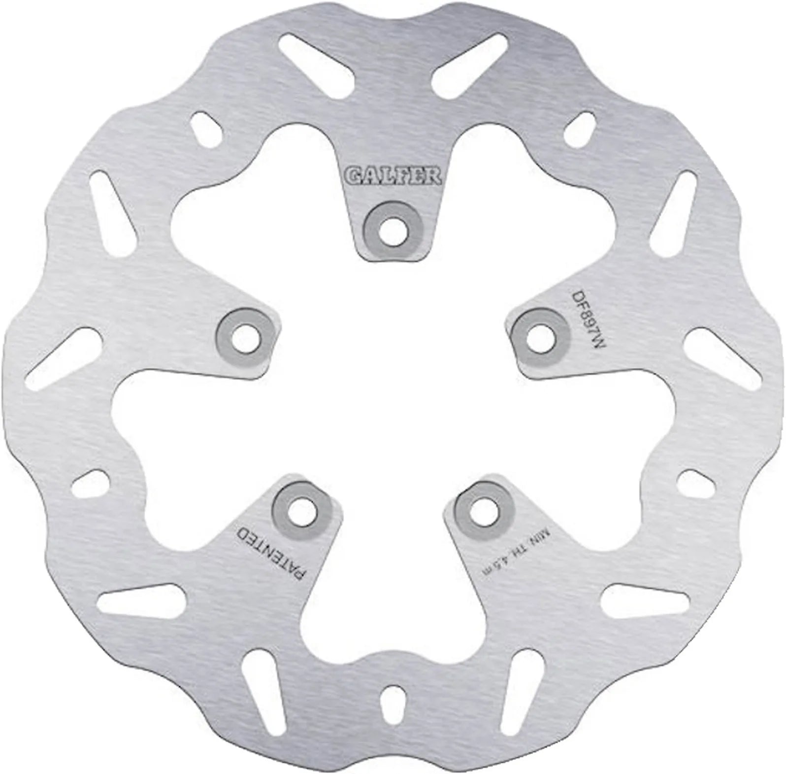 Rear Fixed Wave Brake Disc - Galfer Compatible With Motus Mst 1650 (2015)