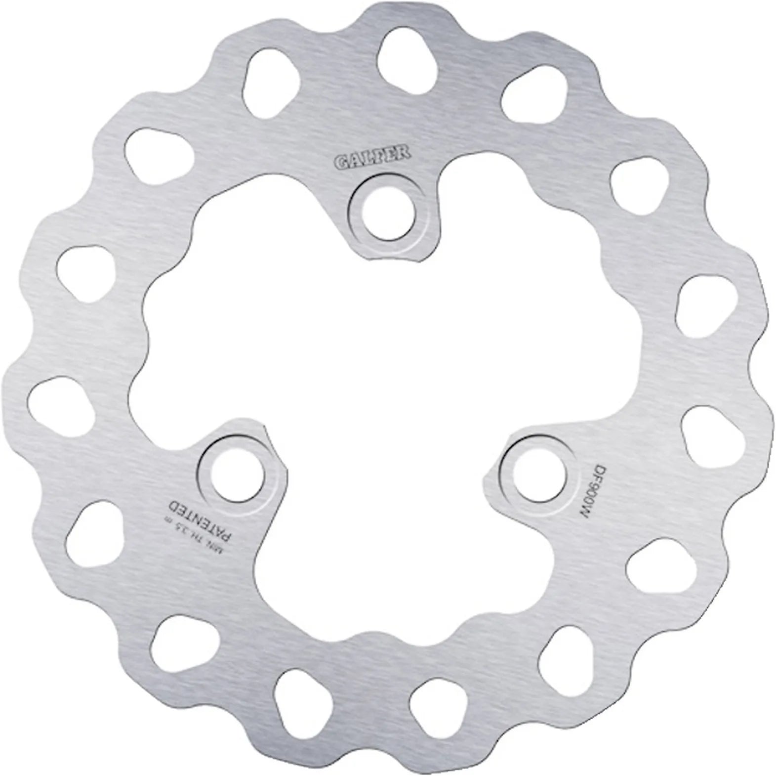 Rear Fixed Wave Brake Disc - Galfer Compatible With Malcor Super Racer Smr 160 (2022)