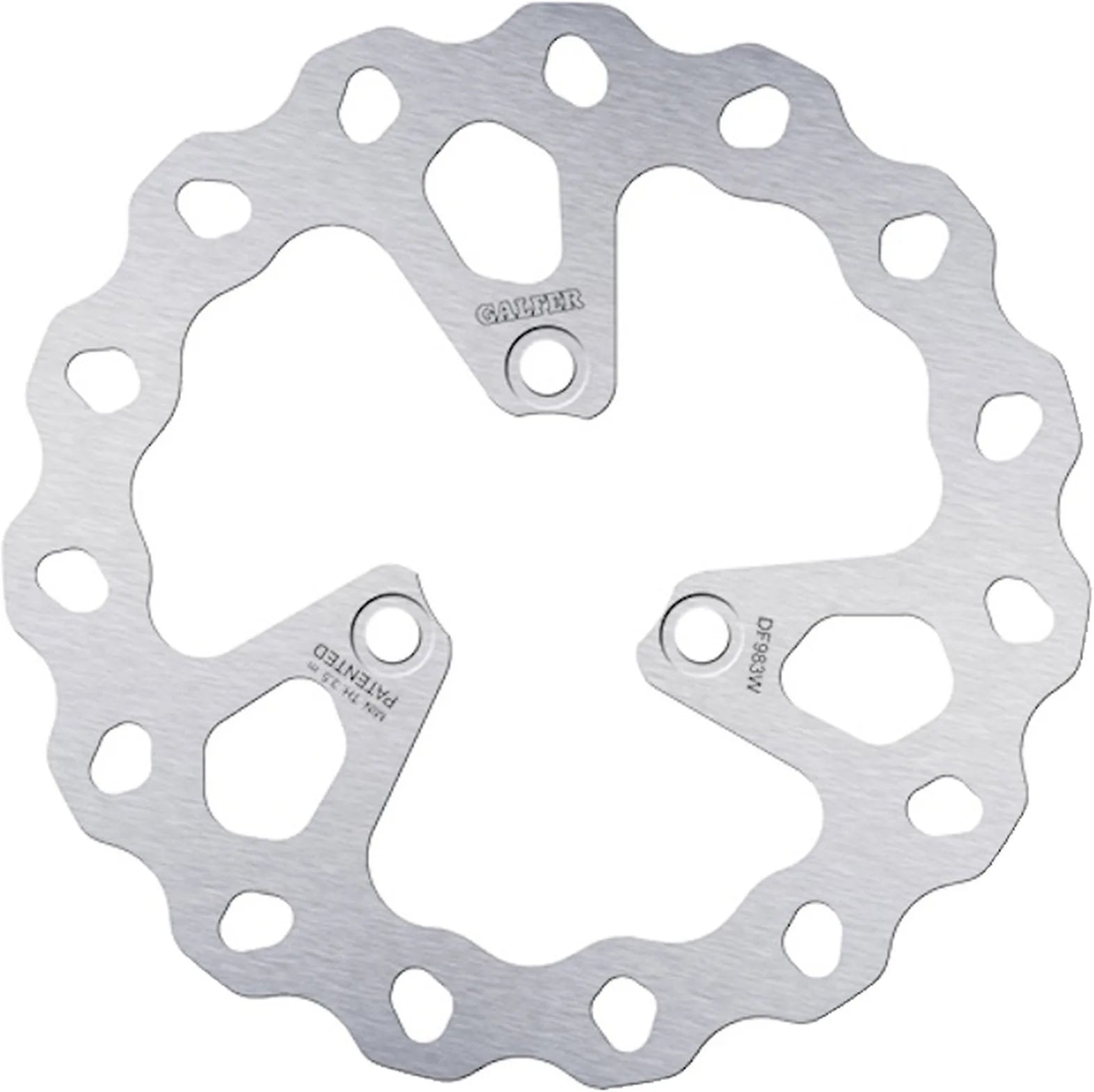 Front Fixed Pit Bike Wave Brake Disc - Galfer Compatible With Pitom Variante Alta 160 (2022)