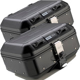 Monokey Trekker Dolomiti Black Aluminium Side Cases - 60 Lt Givi Trekker Dolomiti Aluminium Black Size 30+30 = 60 Lt.