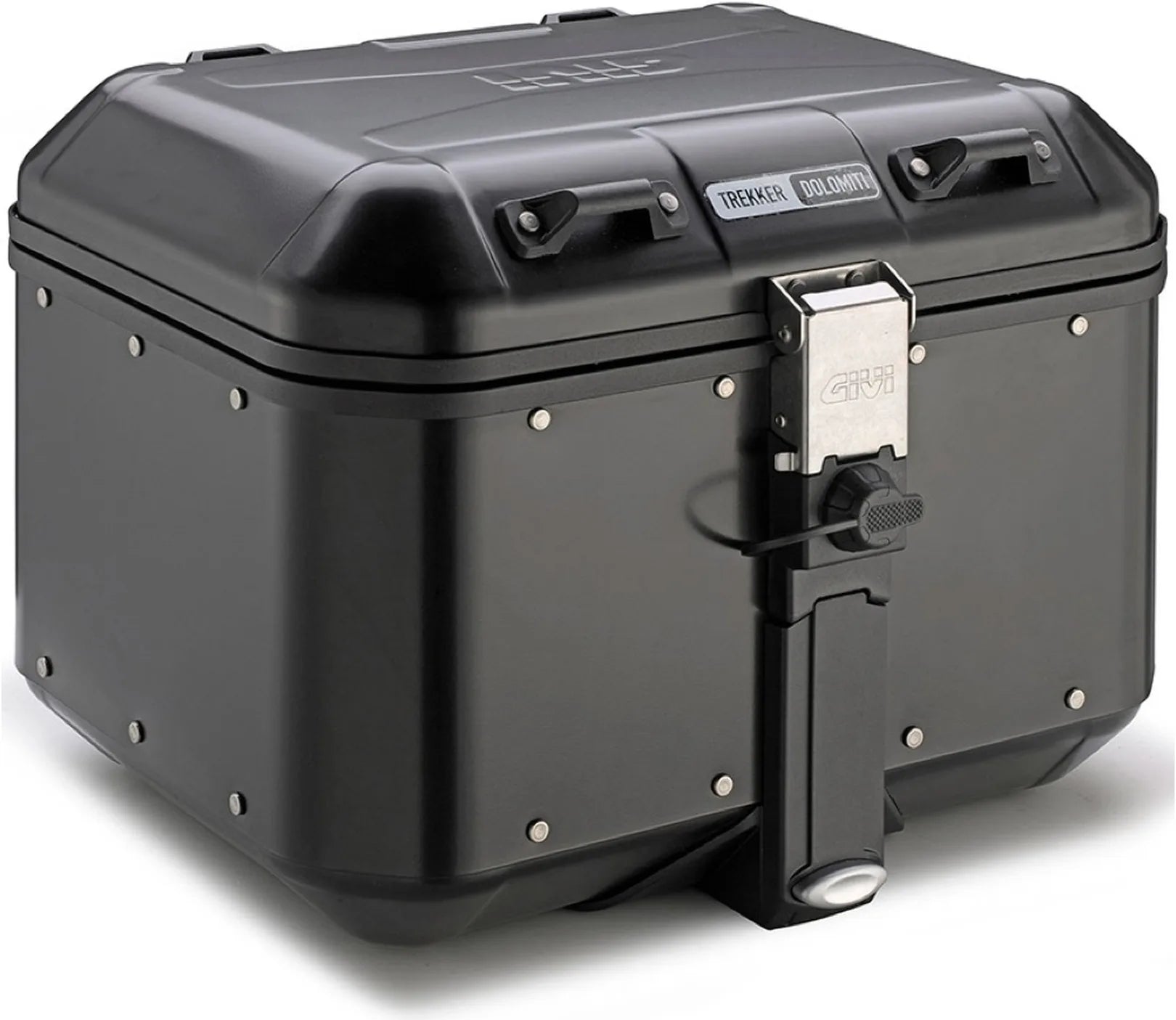 Top Case Monokey Trekker Dolomiti Aluminium Noir 46 Lt Trekker Dolomiti Aluminium - Givi Compatible Avec Ktm 1290 Super Adventure S (2017-2020)