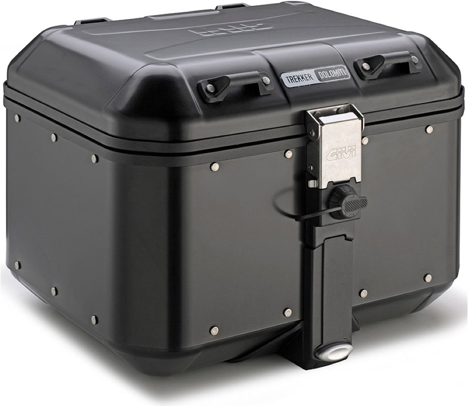 Monokey Trekker Dolomiti Black Aluminium Top Case - 46 Lt Trekker Dolomiti Aluminium - Givi Compatible With Niu Nqix 150 - 300 (2025)