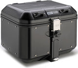 Monokey Trekker Dolomiti Black Aluminium Top Case - 46 Lt Trekker Dolomiti Aluminium - Givi Compatible With Niu Nqix 500 (2025)