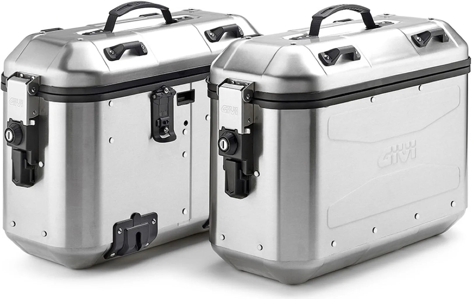 Valises Laterales Monokey Trekker Dolomiti Aluminium 72 Lt Trekker Dolomiti Aluminium - Givi Compatible Avec Ktm 1290 Super Adventure S (2021-2024)