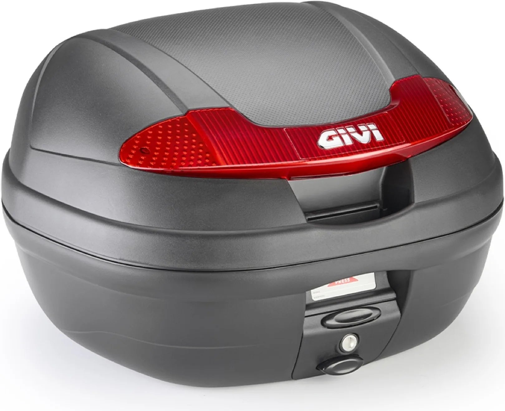 Top Case Monolock Vision Noir 34 Lt Vision Technopolymères - Givi Compatible Avec Ktm 125 Duke (2011-2016)