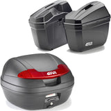 Vision Black Top Case + Side Cases - 78 Lt Vision Technopolymer - Givi Compatible With Benelli Trk 702 X (2023-2024)