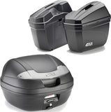 Vision Black Tech Top Case + Side Cases - 78 Lt Vision Technopolymer - Givi Compatible With Benelli Trk 702 (2023-2024)
