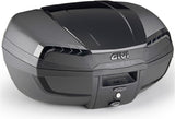 Monolock Riviera Triple Black Top Case - 46 Lt Riviera Technopolymer - Givi Compatible With Sym Adx 125 (2024)