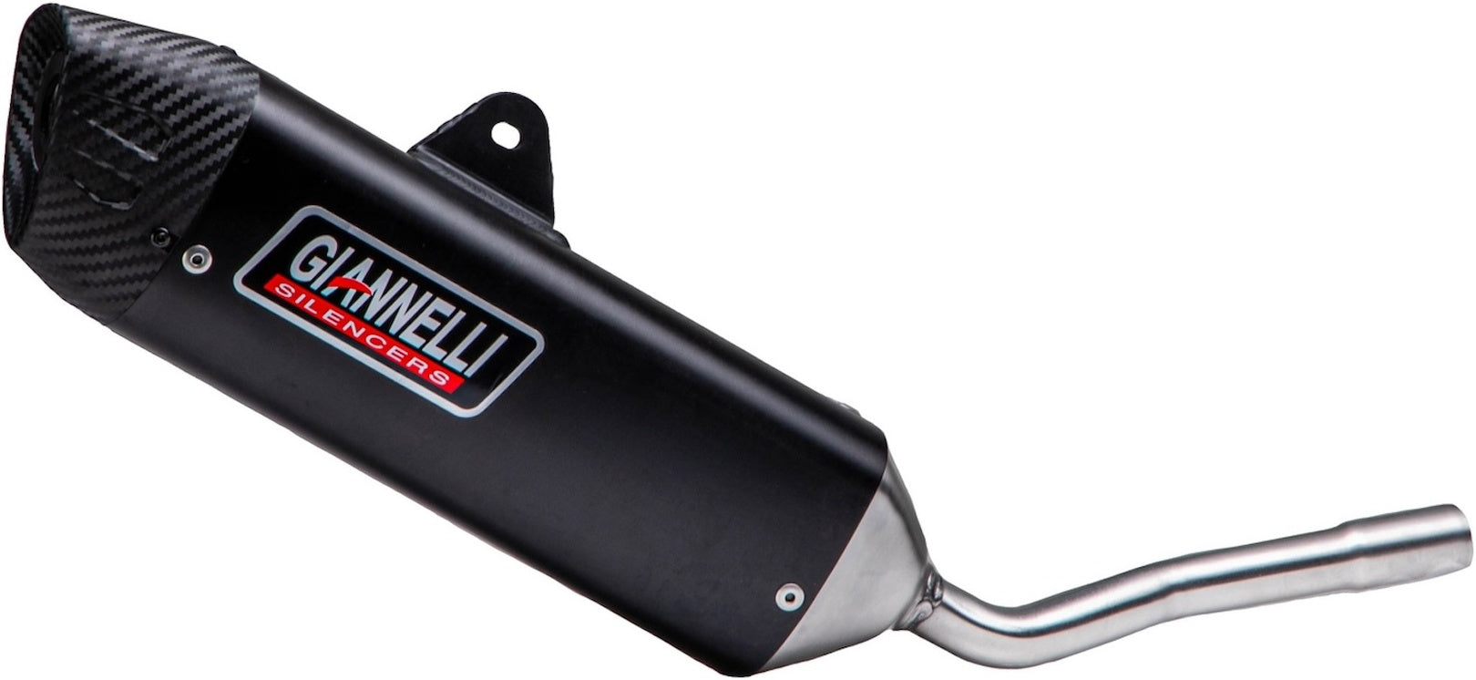 Exhaust Tip With Noise Certification Sonic Aluminium Black - Giannelli Compatible With Sherco Se 50R Factory (2021)