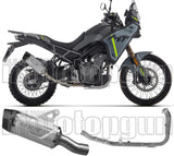 Système D'Échappement Complet Sans Catalyseur Et Homologué Au Niveau Sonore Indy-Race Evo Titanium Embout Carby - Arrow Special Parts Compatible Avec Cfmoto 450 Mt (2025-2026)