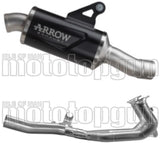 Système D'Échappement Complet Sans Catalyseur Et Homologué Au Niveau Sonore Indy-Race Aluminium Noir Embout Acier - Arrow Special Parts Compatible Avec Bmw R 1300 Rs (2025-2026)