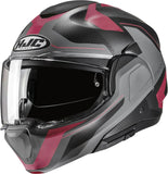 Casque Modulable Pour Moto Hjc F100 Advanced Fiberglass Composite Mc8Sf Bios Taille 06 Xs