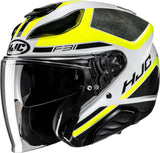 Casque Urban Pour Moto Hjc F31 Advanced Fiberglass Mc3H Ceron Taille 07 S
