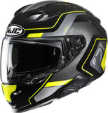 Casque Intégral Pour Moto Hjc F71 Advanced Fiberglass Mc3H Arcan Taille 08 M
