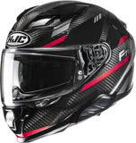 Casque Intégral Pour Moto Hjc F71 Carbon Carbon Fiber Mc1 Esira Taille 06 Xs