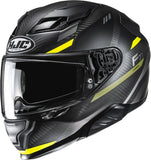 Casque Intégral Pour Moto Hjc F71 Carbon Carbon Fiber Mc3Hsf Esira Taille 09 L