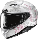 Casque Intégral Pour Moto Hjc F71 Advanced Fiberglass Mc8 Eliz Taille 07 S