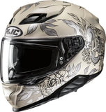 Casque Intégral Pour Moto Hjc F71 Advanced Fiberglass Mc9Sf Eliz Taille 06 Xs
