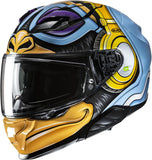 Casque Intégral Pour Moto Hjc F71 Advanced Fiberglass Mc23 Monkey Dj Taille 11 Xxl