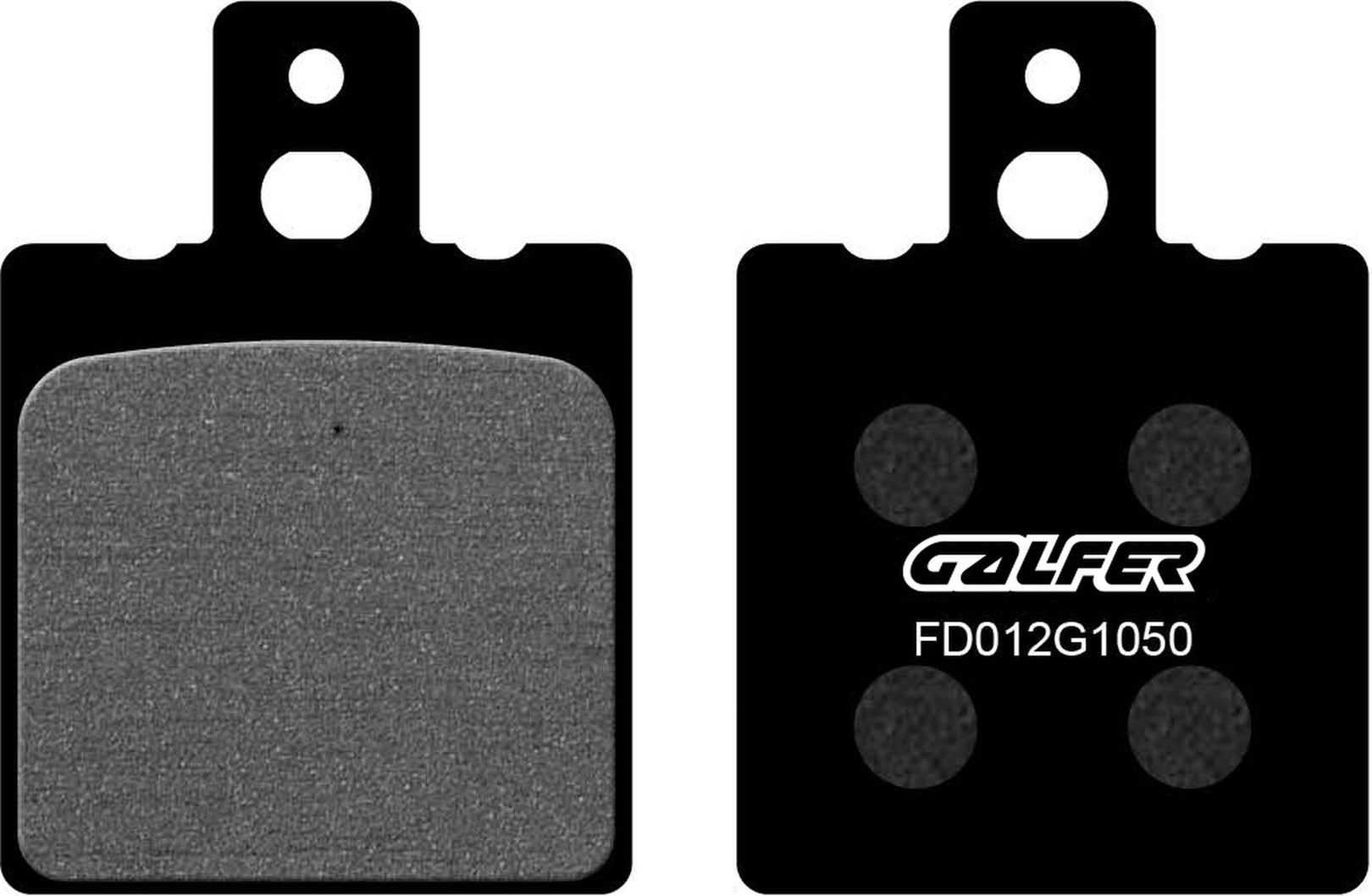 Front Scooter Brake Pads - Galfer Compatible With Accossato Kr 80 (1989)