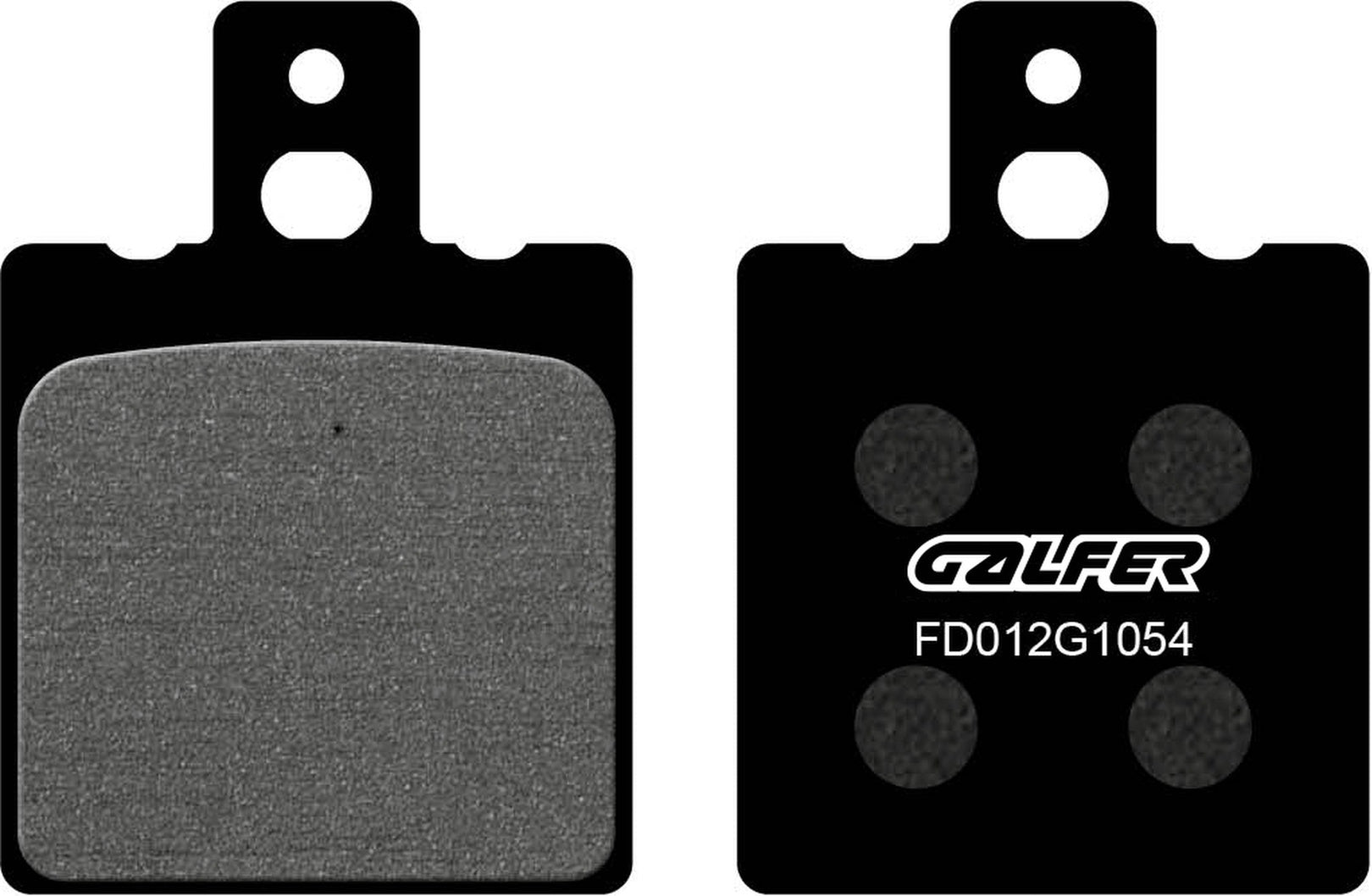 Front Semi-Metal Brake Pads - Galfer Compatible With Accossato Ce 50 (1987)