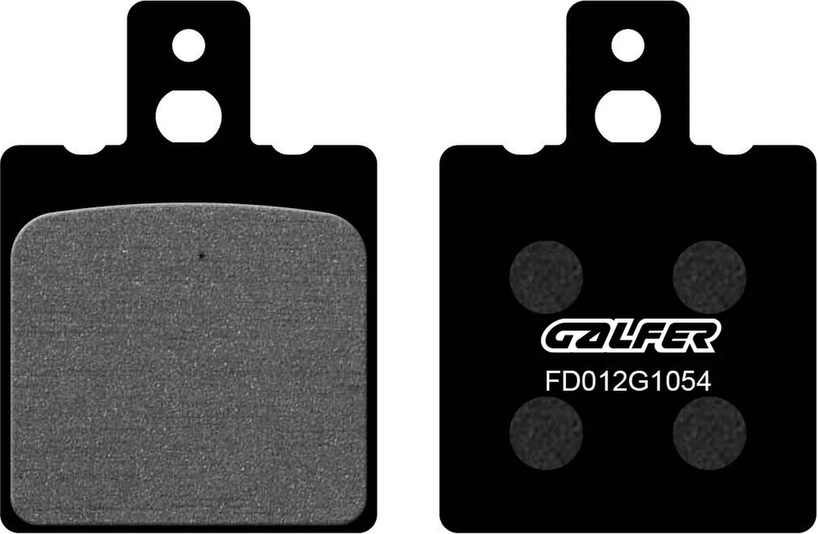 Front Semi-Metal Brake Pads - Galfer Compatible With Malanca E2C80 (1982)
