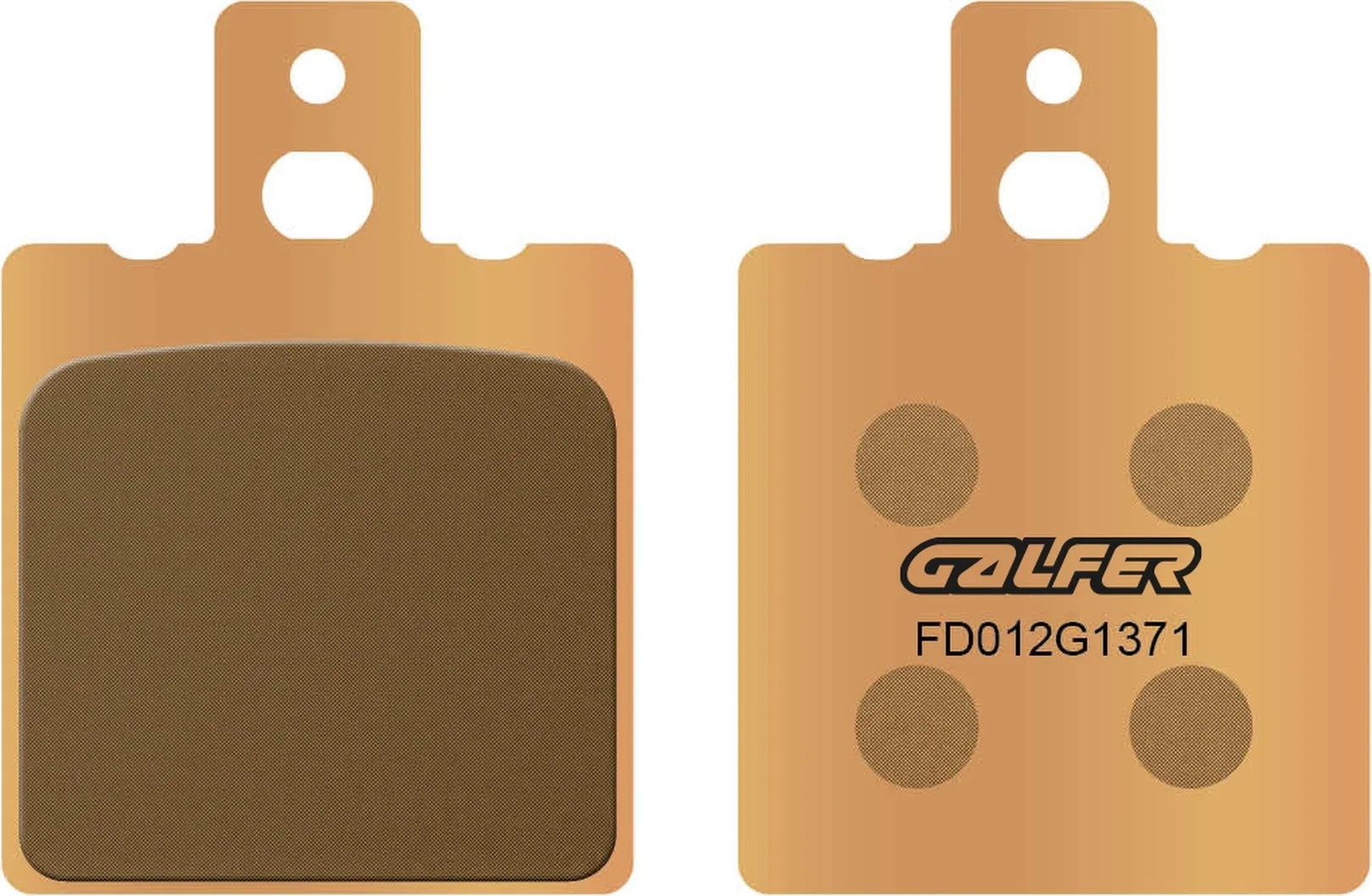 Front Sintered Street Brake Pads - Galfer Compatible With Maico 500 Gm (1985)
