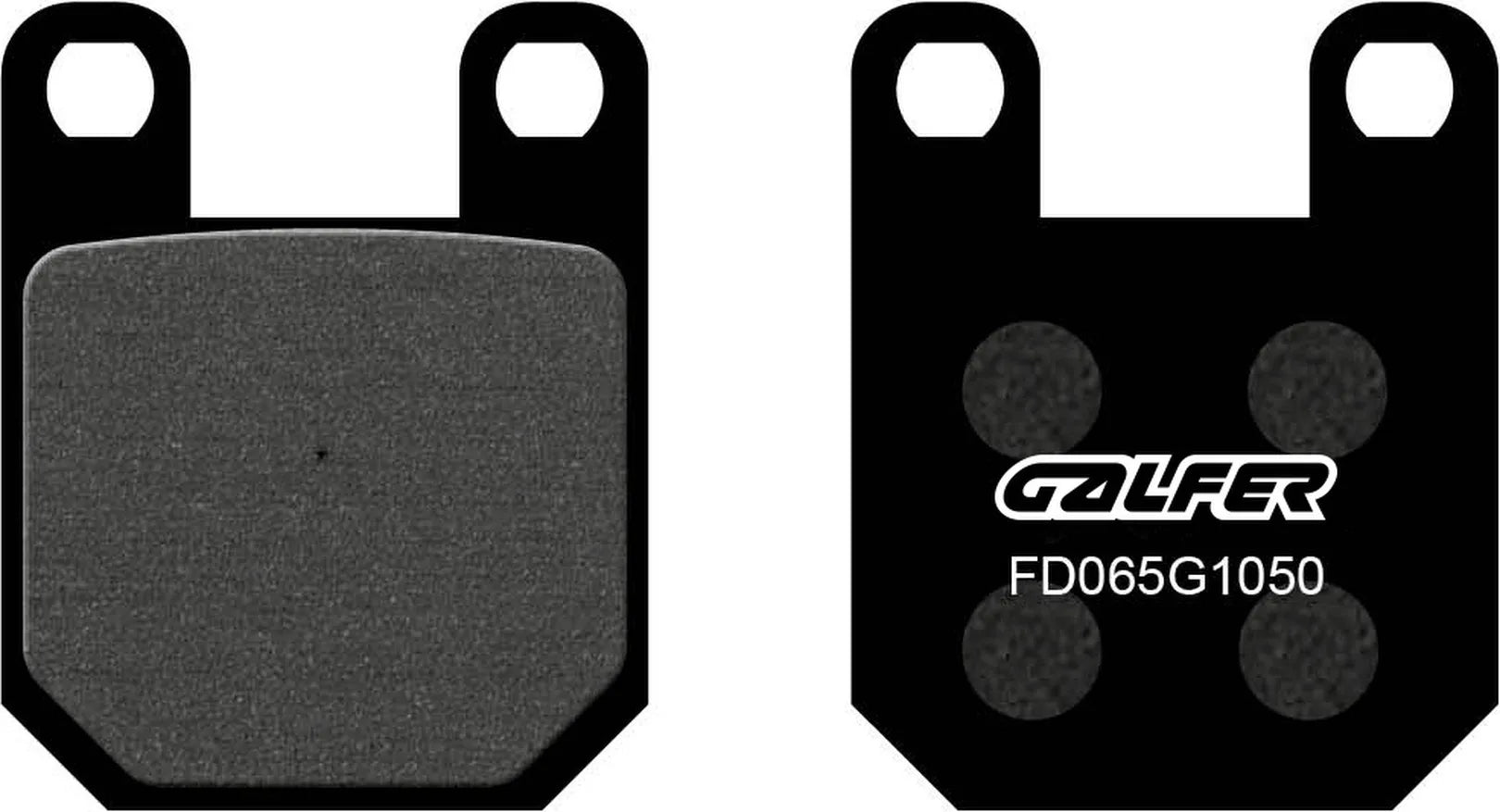 Front Scooter Brake Pads - Galfer Compatible With Mecatecno 50 Dragonfly (1987)