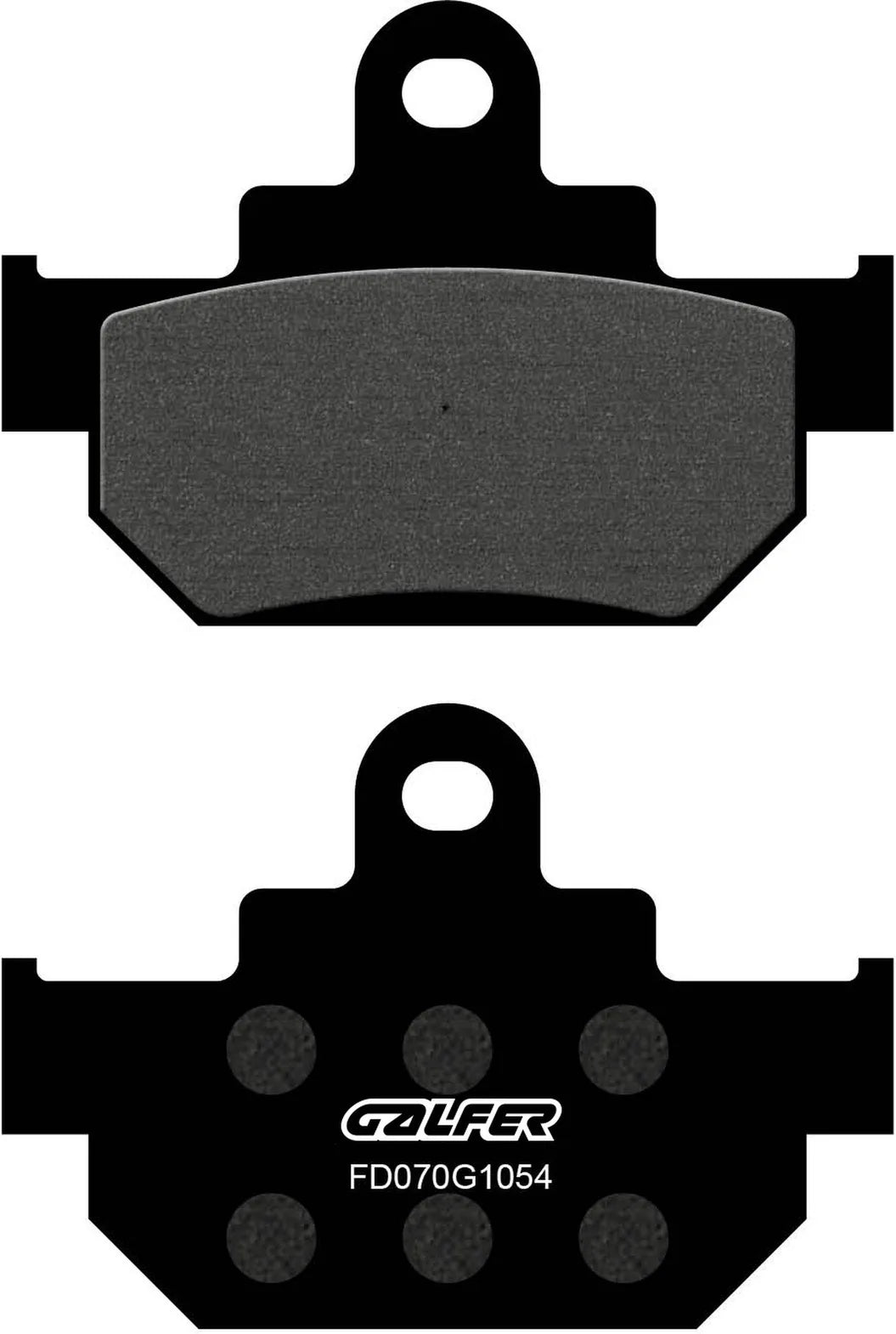 Rear Semi-Metal Brake Pads - Galfer Compatible With Maico Gm Gp 500 Star Cross E (1987)