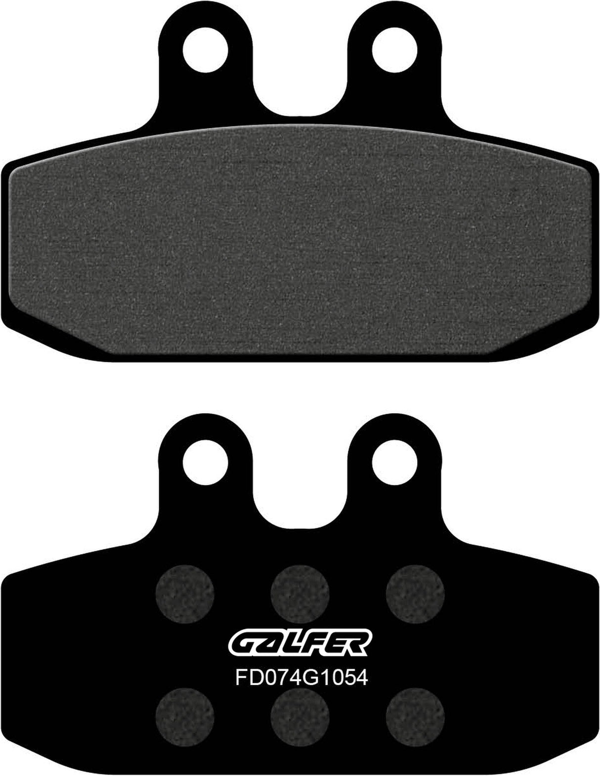Front Semi-Metal Brake Pads - Galfer Compatible With Garelli 125 Gta (1987)